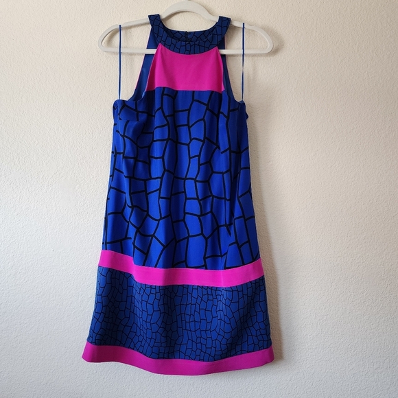 Jay Godfrey Vibrant Silk Dress 6 - Picture 1 of 5